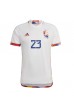 Fotbalové Dres Belgie Michy Batshuayi #23 Venkovní Oblečení MS 2022 Krátký Rukáv
